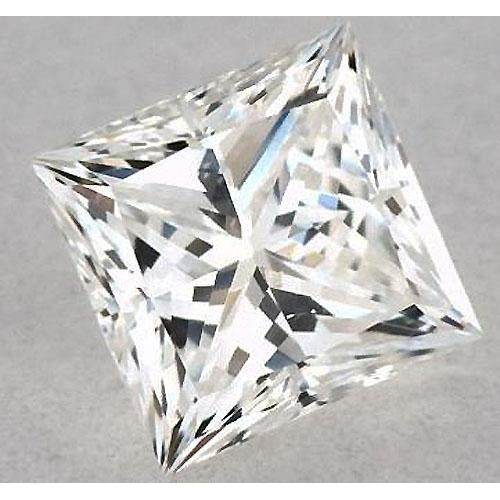 Diamant taille princesse 5,5 carats, pureté F, VVS1, taille excellente