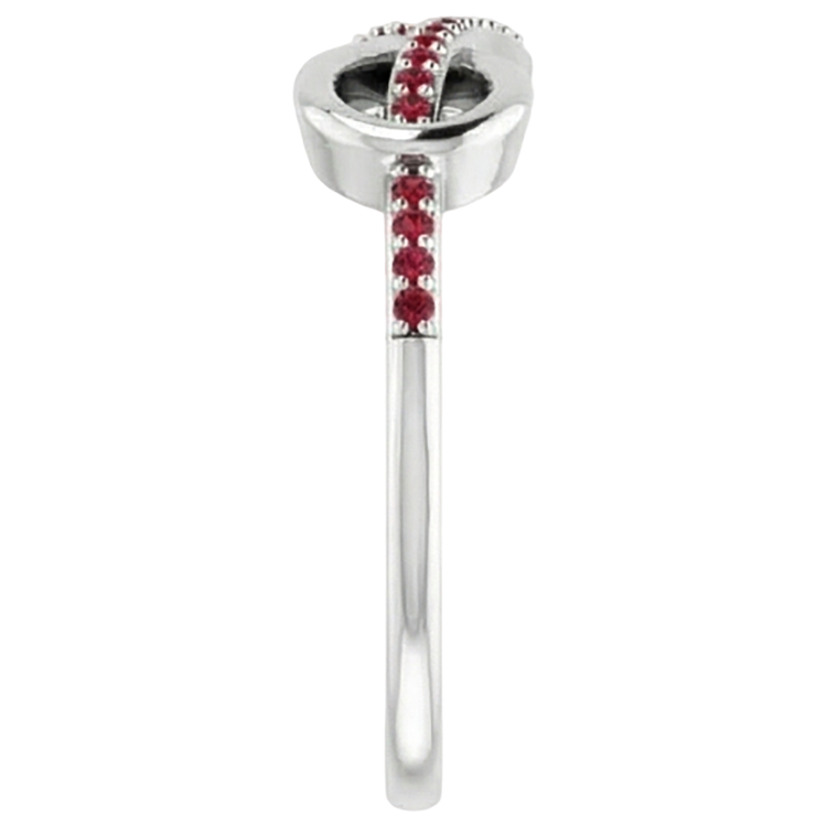 naturel round diamant 0.50carats alliance trois quarts
