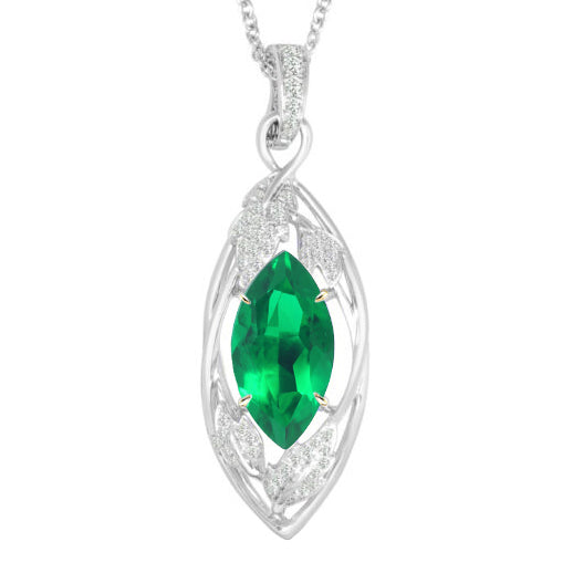 De luxe Pendentif Gemme 2,50 carats – vue principale