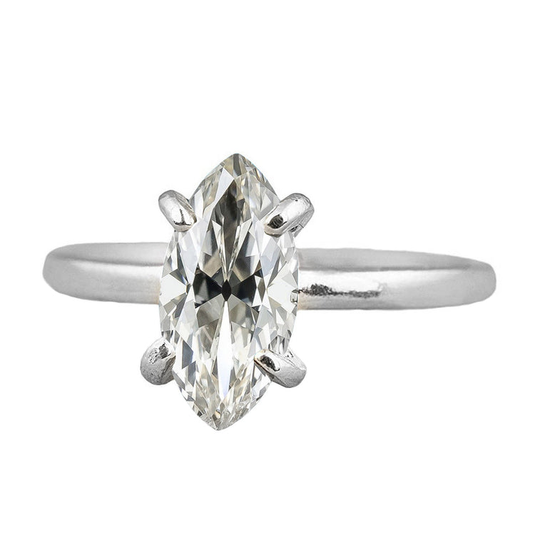 Artisanal Solitaire de Fiançailles 3,50 carats – vue principale