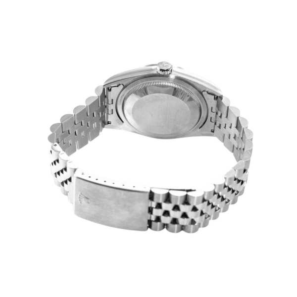 Montre Rolex Datejust Année 2000 Cadran Bleu Stick 36 mm Acier Inoxydable