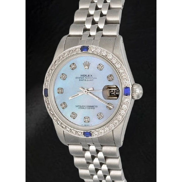 Montre Rolex Date-just 31 mm en nacre pour homme