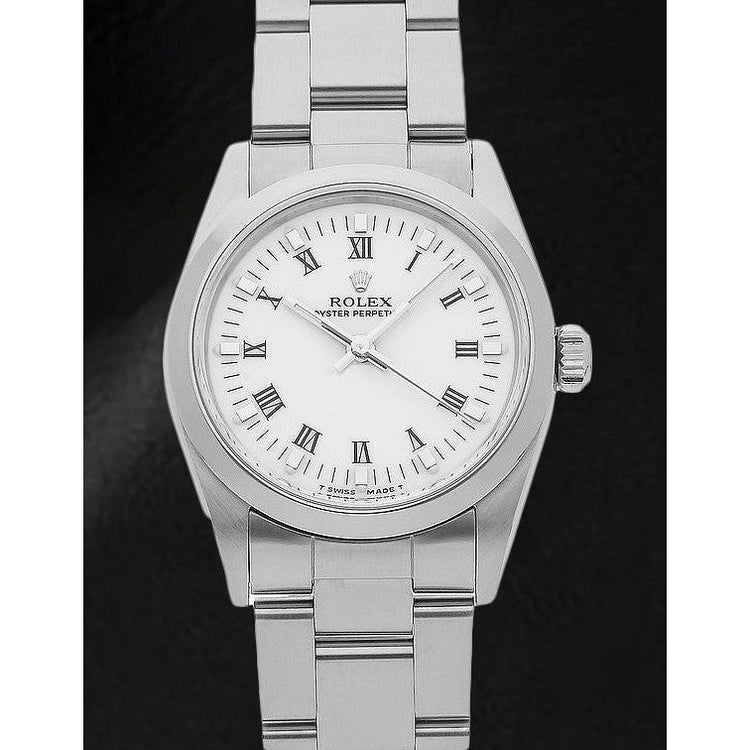 Montre Rolex Date-just 31 mm pour femme avec cadran blanc romain