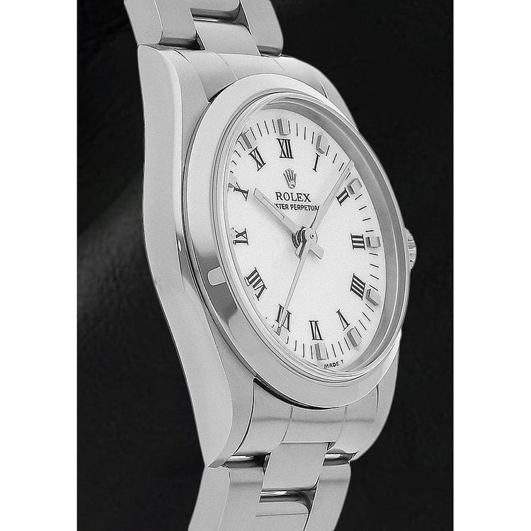 Montre Rolex Date-just 31 mm pour femme avec cadran blanc romain