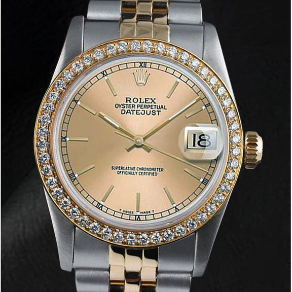 Montre Rolex Date-just Champagne