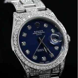 Montre Rolex Date 34 mm avec 16 carats