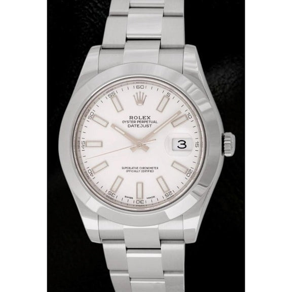 Montre Rolex Date Just Ii en acier inoxydable pour homme