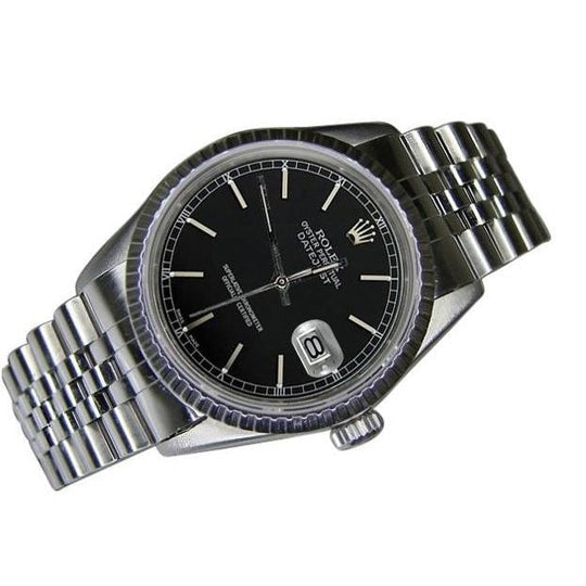 Montre Rolex Date Just pour homme en acier inoxydable