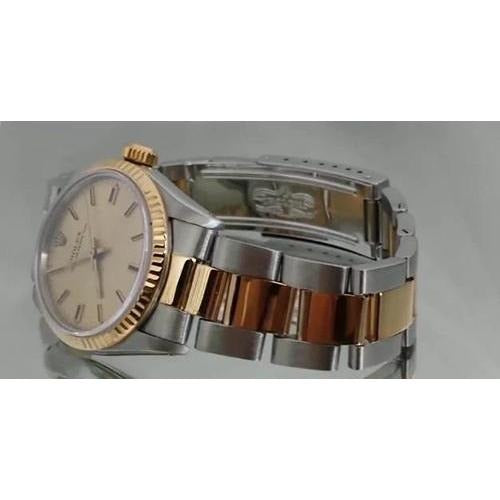 Montre Rolex Date de taille moyenne, 30 mm, bracelet, cadran bâton