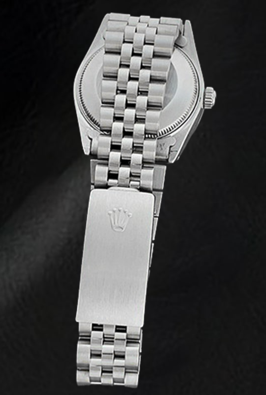 Montre Rolex Datejust 31 mm en acier inoxydable avec cadran en diamant blanc ou nacre