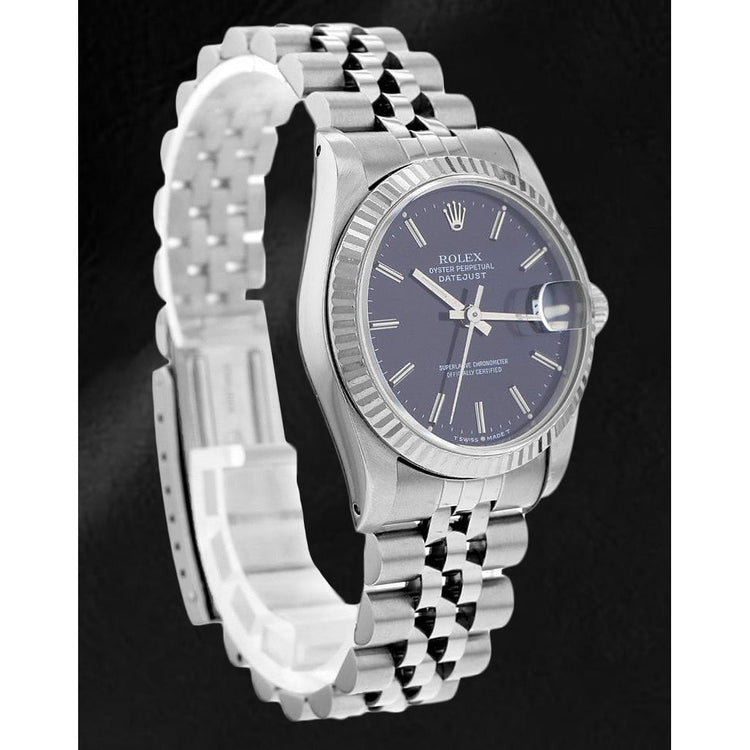 Montre Rolex Datejust Oyster Perpetual 31 mm en acier inoxydable pour homme