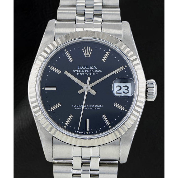 Montre Rolex Datejust Oyster Perpetual 31 mm en acier inoxydable pour homme