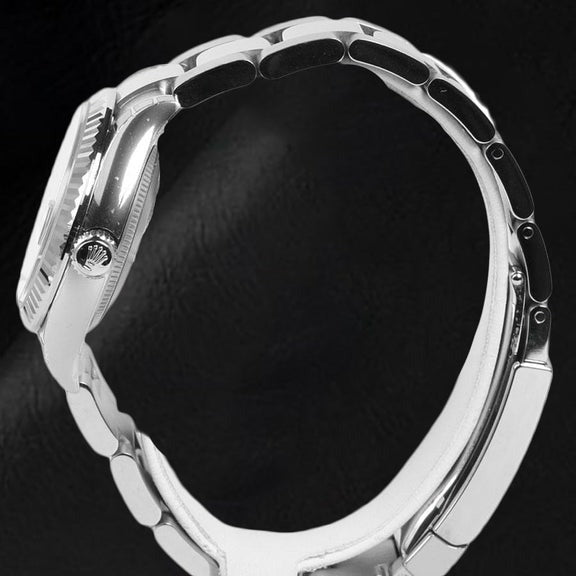 Montre Rolex Datejust 31 mm avec cadran diamant violette en acier inoxydable