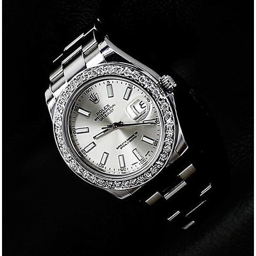 Montre Rolex pour hommes avec lunette