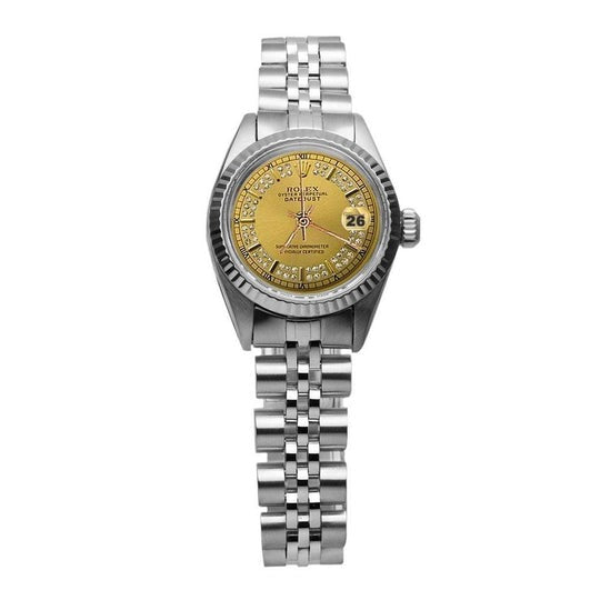 Montre acier inoxydable Jubilé Rolex Champagne