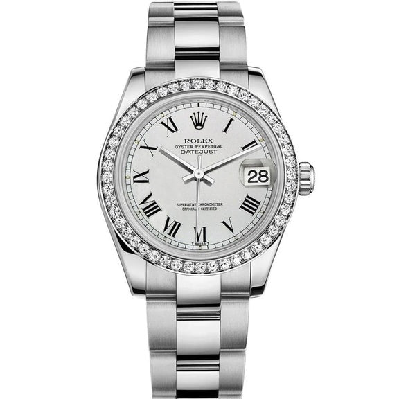 Montre acier inoxydable huître Rolex Datejust pour homme