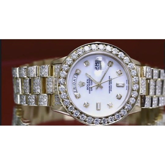 Montre diamant personnalisée Rolex