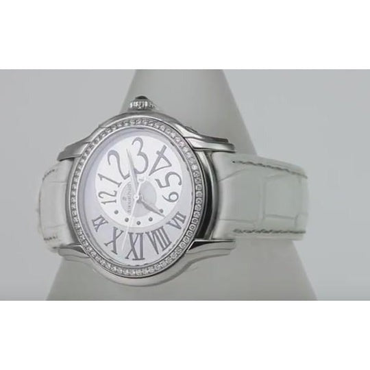 Montre personnalisée pour femme avec bracelet en cuir et lunette