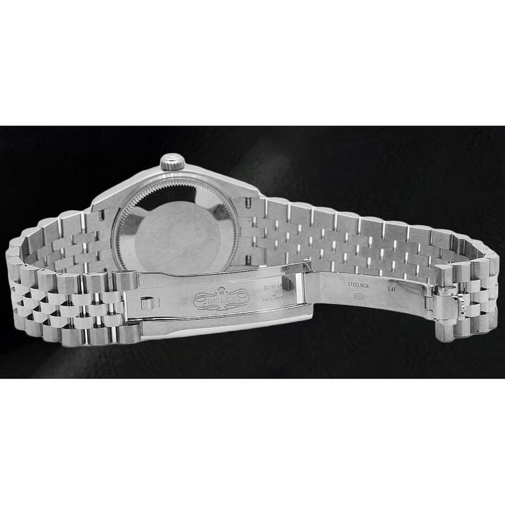 Montre pour femme Rolex Datejust 31 en acier blanc Jubilé romain P4