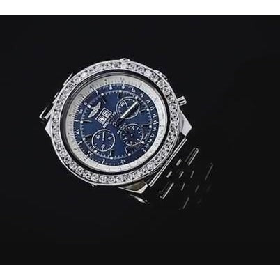 Montre pour homme lunette en diamant personnalisée