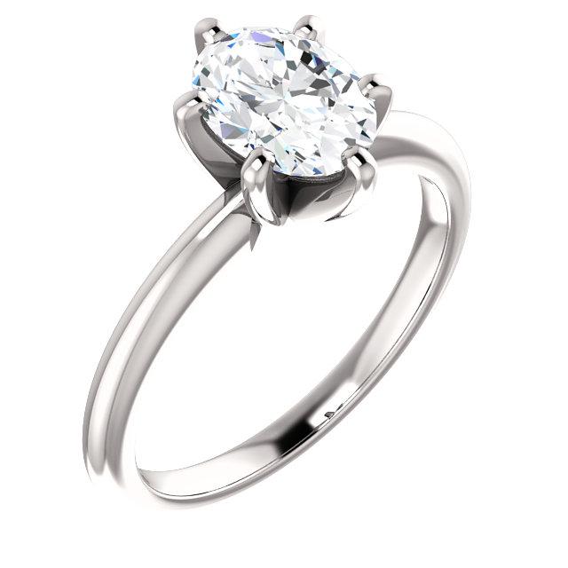 Naturel Diamant Bague Solitaire Taille Ovale 2.50 Carats