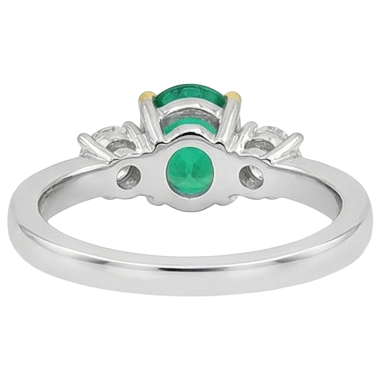 Fin Émeraude Bague Pierre Précieuse 2,50 carats – vue détaillée