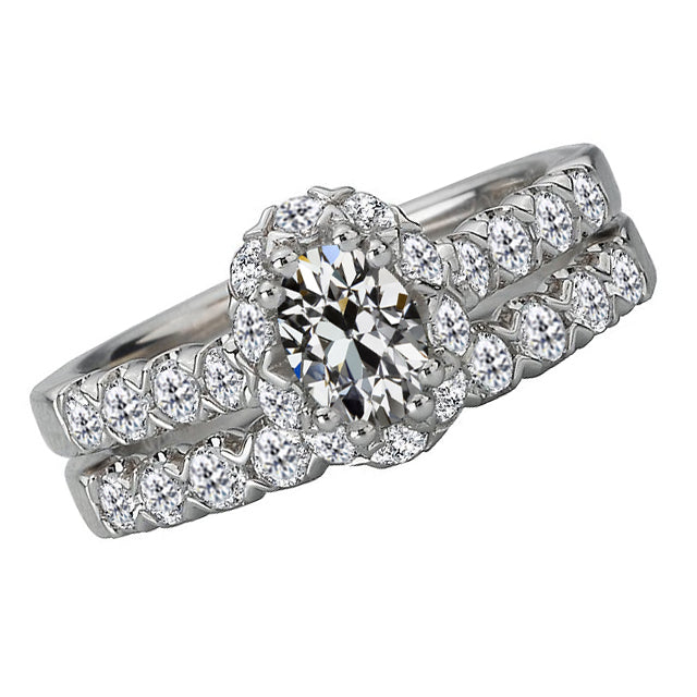 Bague de Demande Or Blanc 14 Carats avec Brillant – vue principale