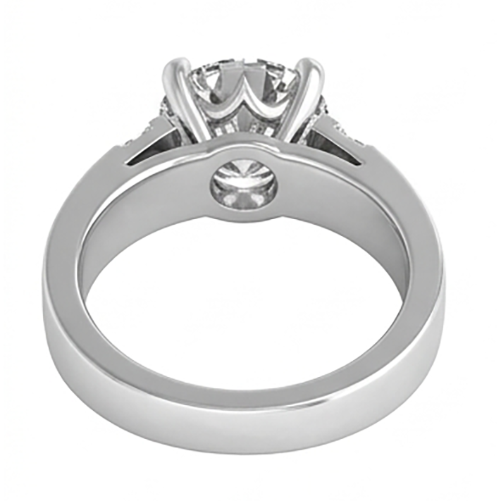 Pavé Diamant Bague pour Homme 2 carats – 10K White Gold