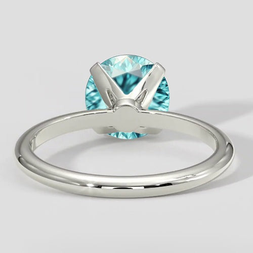 Rare bague solitaire tourmaline Paraiba
