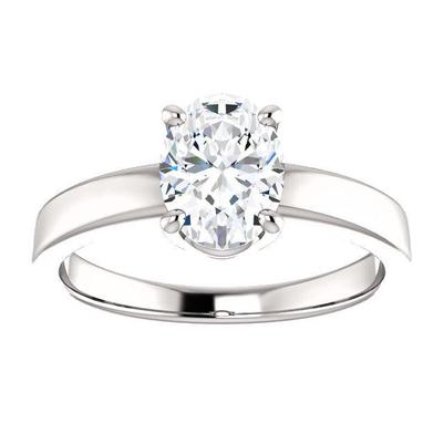 Réel Bague Solitaire Diamant 3.50 Carats Bijou serti griffes