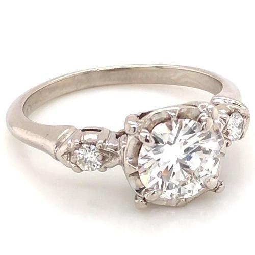 Réel Bague de Fiançailles Trois Pierres 2.60 Carats Serti Femme Bijoux
