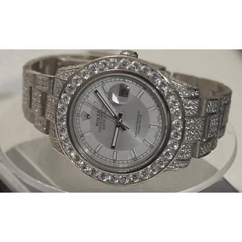 Regarder Rolex personnalisée en diamant glacé