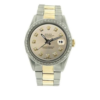 Regarder pour hommes avec bracelet en acier inoxydable et or huître Rolex