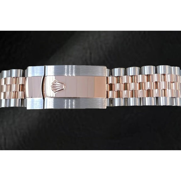 Montre bicolore en or