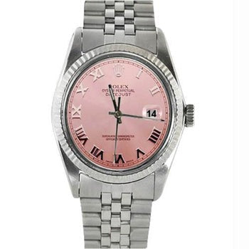 Rolex Lunette cannelée acier inoxydable