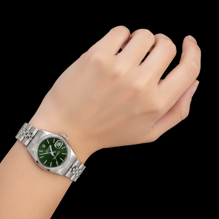 Fait à la main Rolex carats – vue arrière
