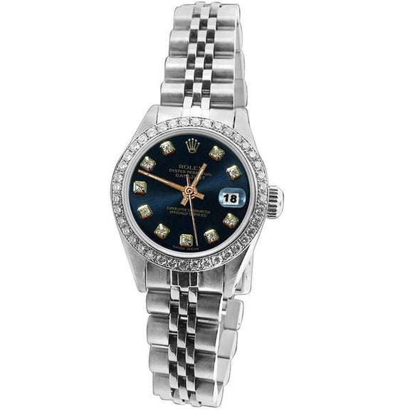 Rolex Datejust Montre Femme Cadran Noir