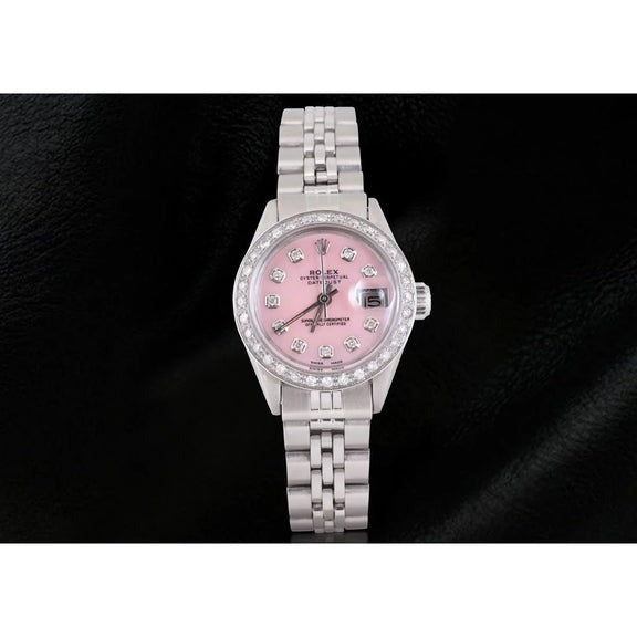 Rolex Datejust Montre acier inoxydable Jubilé Bracelet Cadran Diamant Lunette