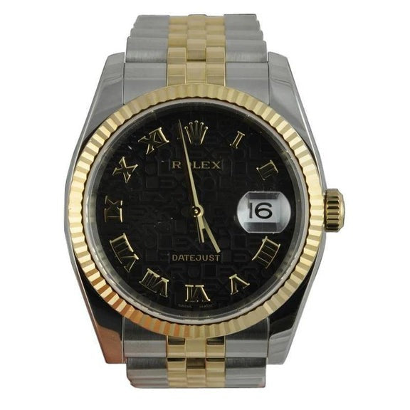 Rolex Datejust bicolore montre pour homme