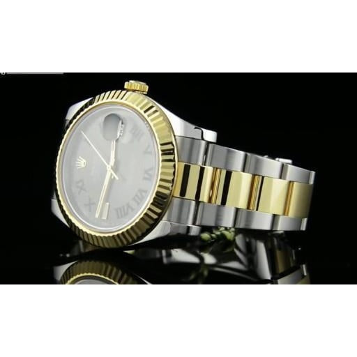 Rolex huître bracelet Montre Homme Gary Cadran Datejust Ii acier inoxydable & Or3