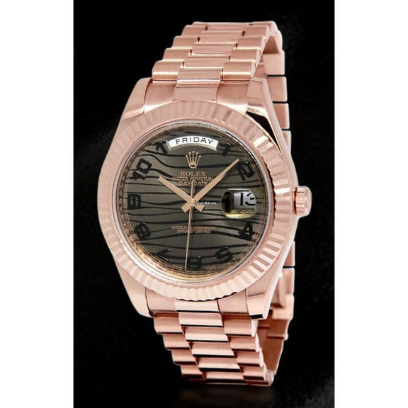 Rolex jour Date Ii Montre President Everose Homme 41 Mm Or Rose
