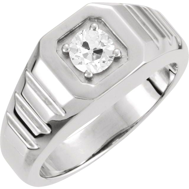 Raffiné Diamant Fin Bague Solitaire 2 carats – vue principale