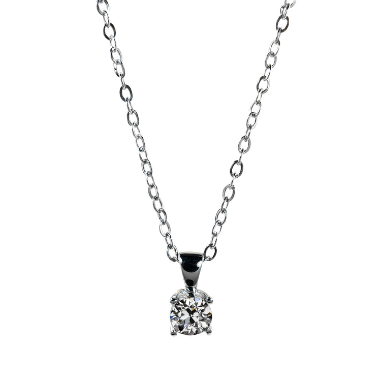 Diamant Fin Collier Pendentif – vue principale