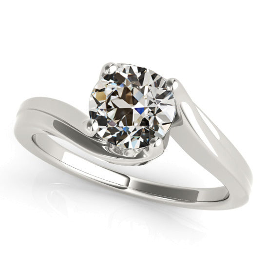 Artisanal Brillant Solitaire de Fiançailles 2 carats – vue principale