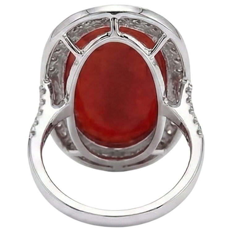 naturel round diamant 14carats bague avec accents diamants