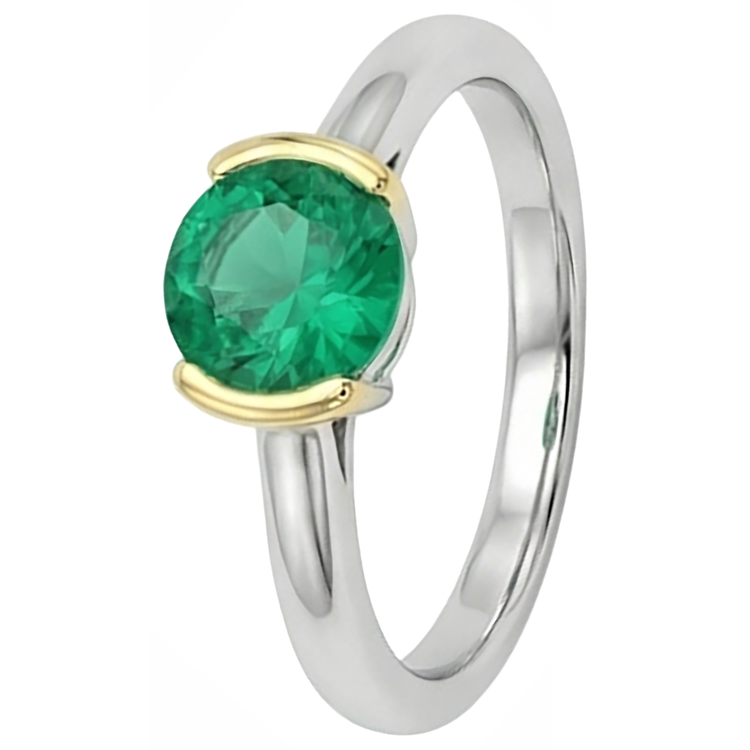 Sur mesure Bague Pierre de Couleur 1,50 carats – vue de dessus