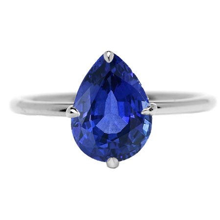 Brillant Bague Pierre de Couleur 2,50 carats – vue principale