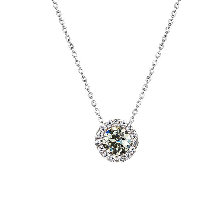 Diamant Fin Collier Pendentif – vue principale