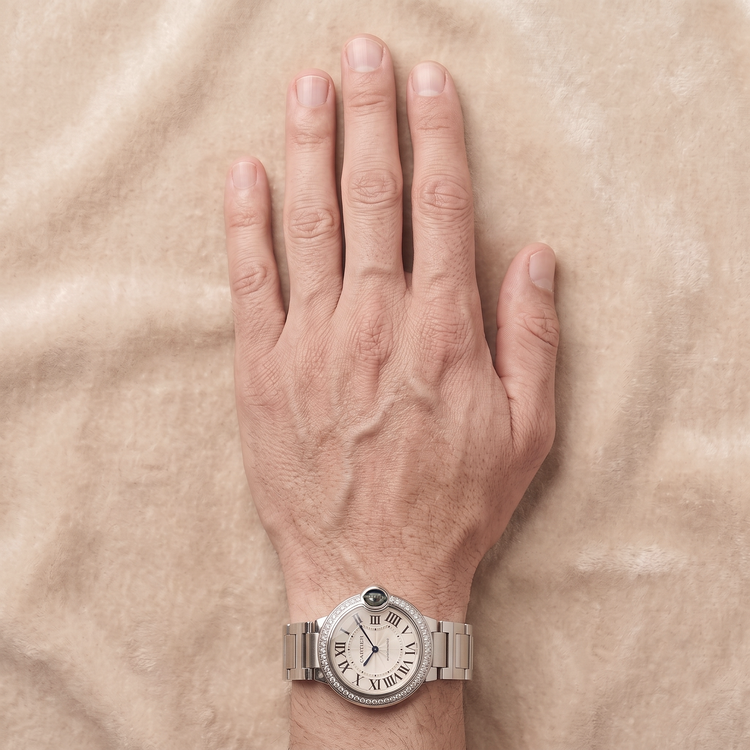Sterling Silver Diamant Montre – -carats