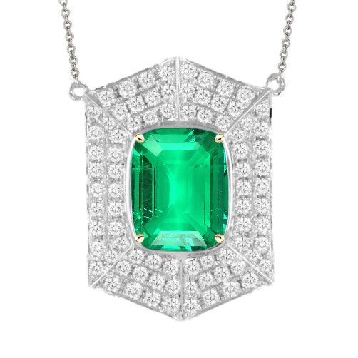 Brillant Collier Pendentif Pierre 3 carats – vue principale